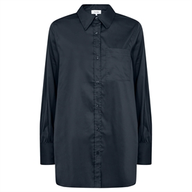 Levete Room LR-ISLA SOLID 114 Skjorte, Dark Navy